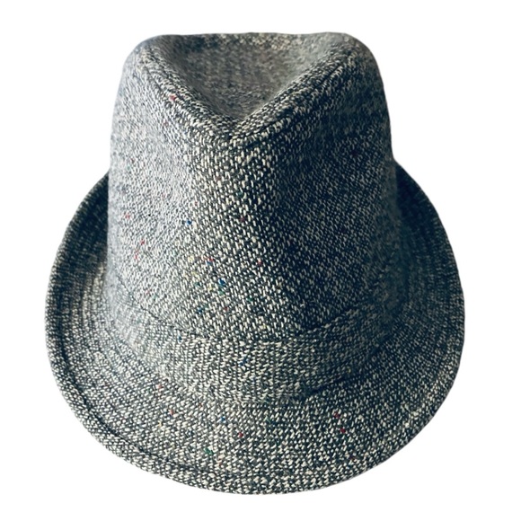 Vintage Crown Co. Grey Mens Wool Blend Trilby Hat - Picture 2 of 16